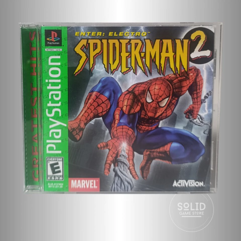 Spider Man 2 – Playstation PS1 – Edição Greatest Hits – Original NTSC-U