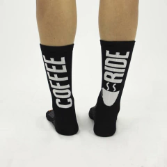 Meia Marcio May Ride Coffee Black