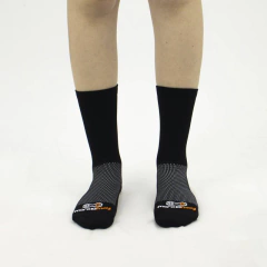 Meia Marcio May Ride Coffee Black - comprar online