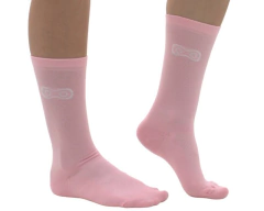 Meia Marcio May Rosa Claro - Fit Bike Brasil