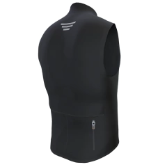 Colete Corta Vento Confort Peluciado Preto - Fit Bike Brasil