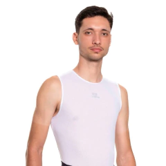 Regata Air Segunda Pele Branca - Fit Bike Brasil