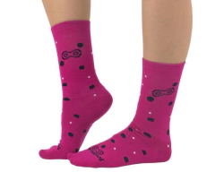 Meia Marcio May Polka Dots