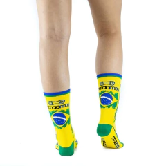Meia Marcio May Bandeira Brasil na internet