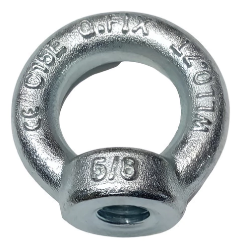 Porca Olhal Suspensão Rosca 5/8 Polegada Unc 700kg 20unidade