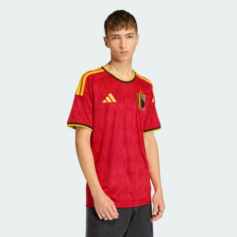 Camisa Seleção Bélgica I 26/27 - Torcedor Ad***s Masculina - Vermelha
