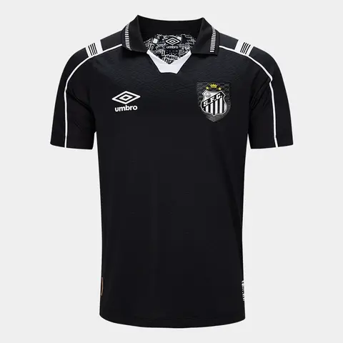 [Pré-Venda] Camisa Santos III 26/27 - Jogador Masculina - Preta