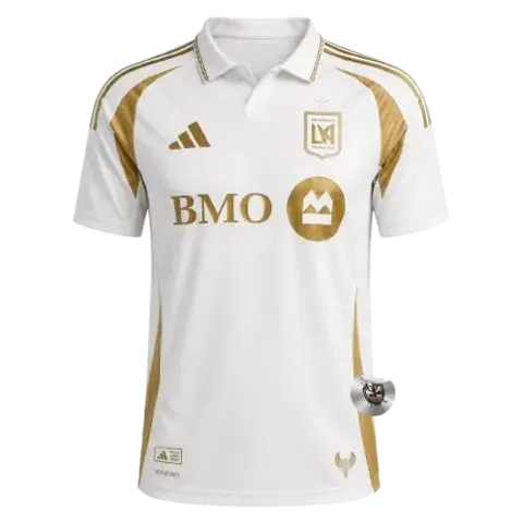 Camisa Los Angeles FC II 25/26 - Torcedor Adidas Masculina - Branca com detalhes em dourado