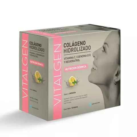 Vitalgen Colágeno Hidrolizado + Vitamina C + Coenzima Q10 + Resveratrol x 15 sobres ENA - comprar online