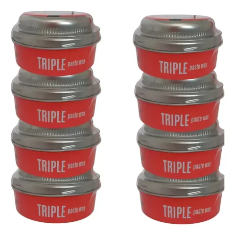 Cera De Carnauba Cristalizadora Triple Paste Wax 300g 10 Uni