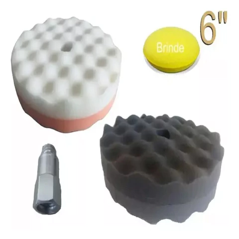 KIT BOINA EP DF ONDULADA MISTA CORTE/REFINO + EP DF ONDULADA LUSTRO 6 + ADAPTADOR M14X5/8 5CM