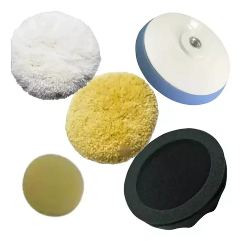 KIT BOINA DE LÃ FU BRANCA E AMARELA E EP FU PLUMA FIXA ONDULADA LUSTRO 7 + SUPORTE 6