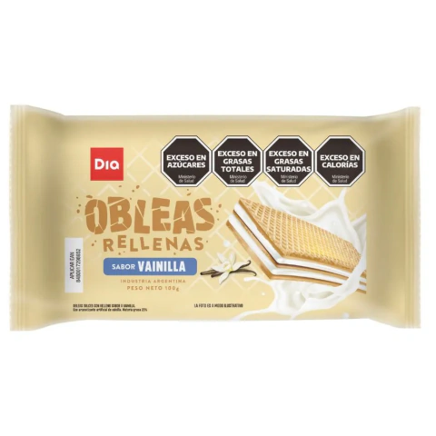 OBLEAS VAINILLA 100 GRS - comprar online