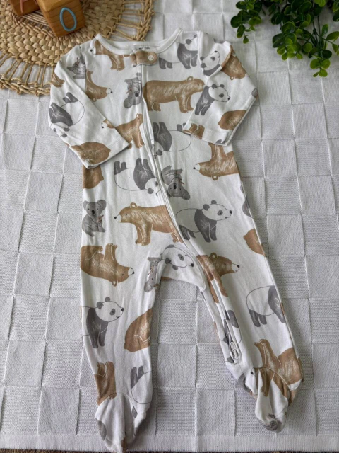 JB42 Macacão Koala Urso e Panda Tam 6-9m - Carters