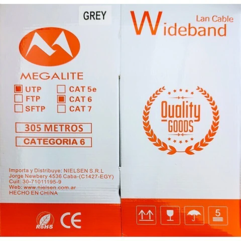 Cable UTP CAT 6e