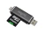 Lectograbador de tarjetas de memoria multifunción con conector USB C, USB 2,0 y micro USB - comprar online