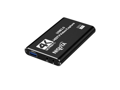 Capturadora de video HDMI, USB 3.0, con loop y conexión para auricular
