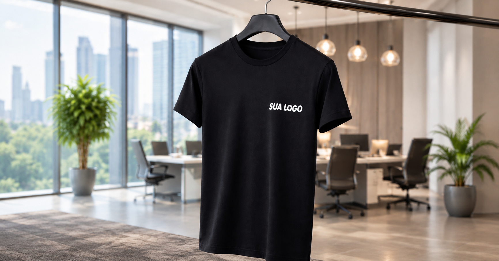 Camiseta corporativa Vero Business personalizada com sua logo