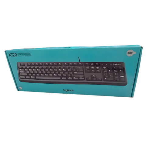 Teclado USB Logitech K120 – Simplicidad, confort y durabilidad