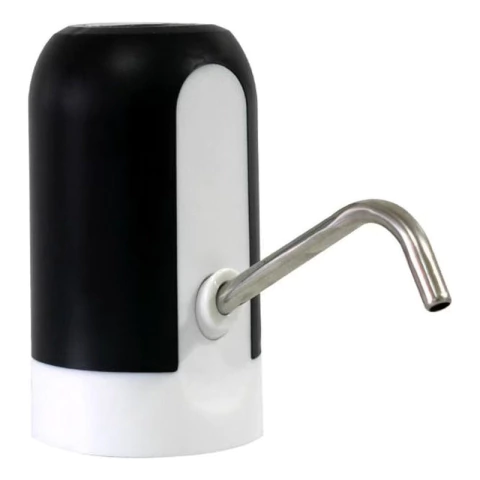 Bomba Para Garrafon Electrica Recargable Usb Facil Instalaci Blanco