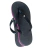 Chinelo Feminino Preto e Pink com Correia em ABS e Ponto de Luz na internet