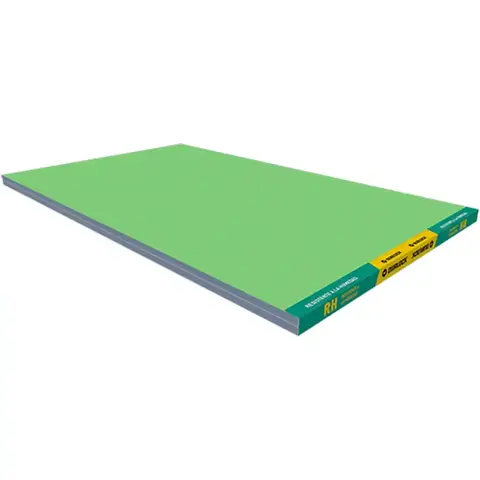 Placa Resistente a la Humedad RH Verde 12,5 mm - 1,20 x 2,40 m - Durlock