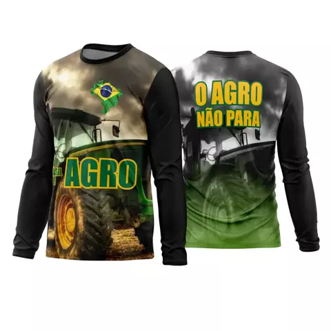 Camisa Agro Modelos com Proteção UV50+ Dryfit Personalizadas com sua logo ou nome Lançamento 2026