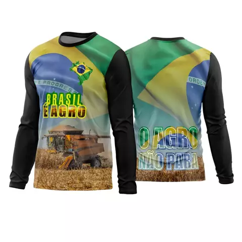 Camisa Agro Modelos com Proteção UV50+ Dryfit Personalizadas com sua logo ou nome Lançamento 2026