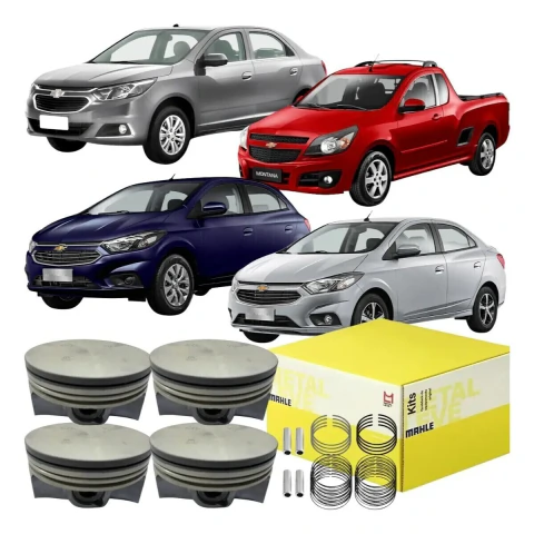 Jogo Pistão Padrão Chevrolet Onix Cobalt Prisma 1.4 2016/