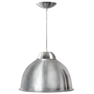 Luminária em alumínio 16 polegadas com pendente E-27. - comprar online