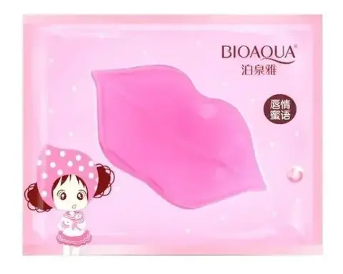 Parche de Hidrogel de Colágeno para Labios Bioaqua Pink Lip Mask