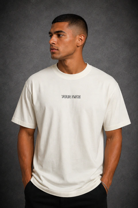 Camiseta Your Face Meia Malha 30.1 penteada Dragon
