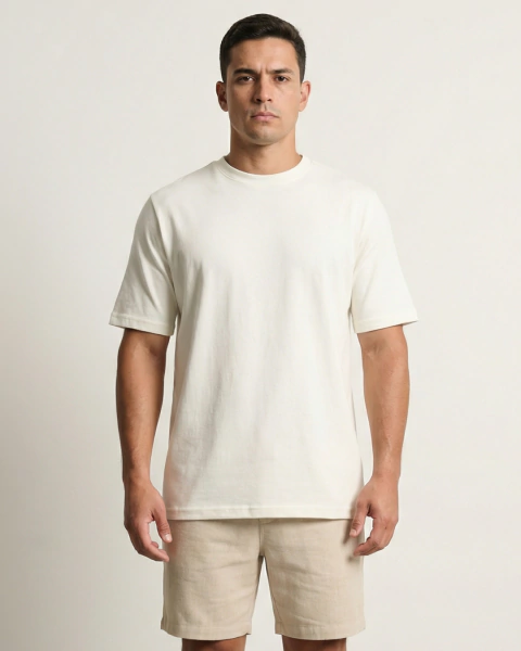 Camiseta Oversized Essential – Off White