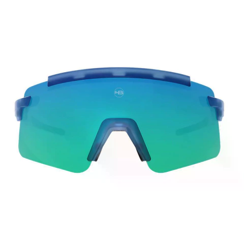 ÓCULOS HB APEX WAVY MATTE BLUE GREEN CHROME