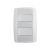 Interruptor Duplo Simples (2 Teclas) 4x2 Branco - Ilumi Slim