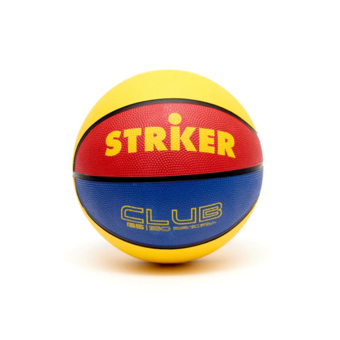 Pelota de básquet tricolor N°5 / Striker - Olimpia Deportes