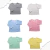 Kit 2 Camisetas Gola V Meninos Meninas Meninos 100% Algodão na internet
