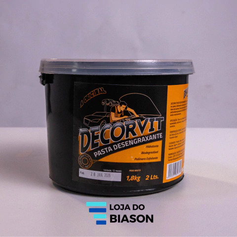 Pasta Desengraxante Decorvit 1,8kg (A Famosa Pasta Rosa)