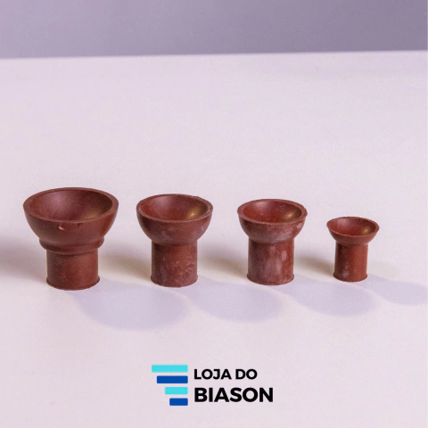 Kit 10 Chupetas Ventosas de Silicone para Assentamento de Válvulas (Furo 7mm)