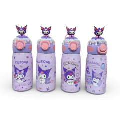 Botella Acero Kuromi Tapa Automatica 470ml - comprar online