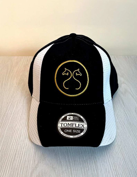 Boné de Hipismo - Issima Equestre - Preto e Branco