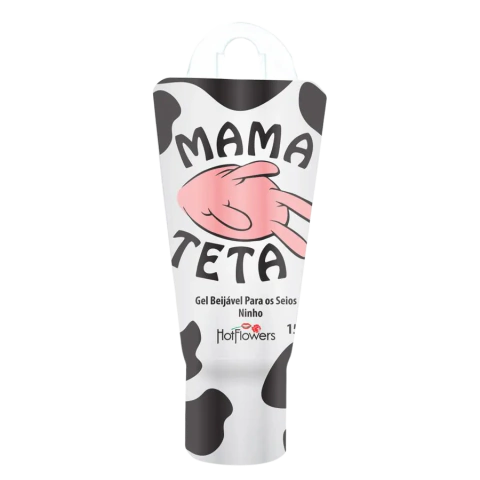 Mama Teta Gel Beijável Para os Seios 15g Hot Flowers