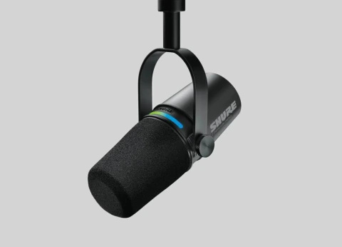 Shure MV7I | Microfone Inteligente e Interface de Áudio USB-C Integrada
