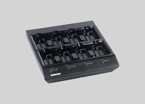 Shure SBC800-BR | Carregador SBC800 com 08 Baias para Baterias SB900 com Fonte de Energia