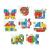 JUEGO EDUCATIVO MOTRICIDAD FINA Y DISEÑO CON CLAVIJAS GRANDES 48 PIEZAS - comprar online