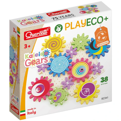 QUERCETTI JUEGO EDUCATIVOS EN ENGRANAJES Y MECANICA BASICA 38 PIEZAS