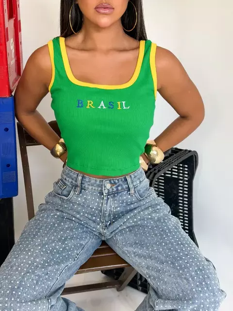 Cropped Básico Brasil - (cópia) na internet