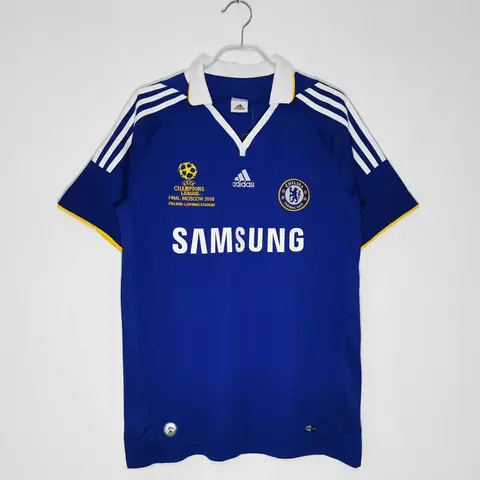 Camisa Retrô do Chelsea UCL 2007/08 - (sob encomenda) valor já incluido da personalização.