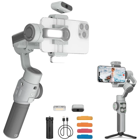 Estabilizador Celular Gimbal Zhiyun Smooth 5e Combo Tripode Color Gris - comprar online