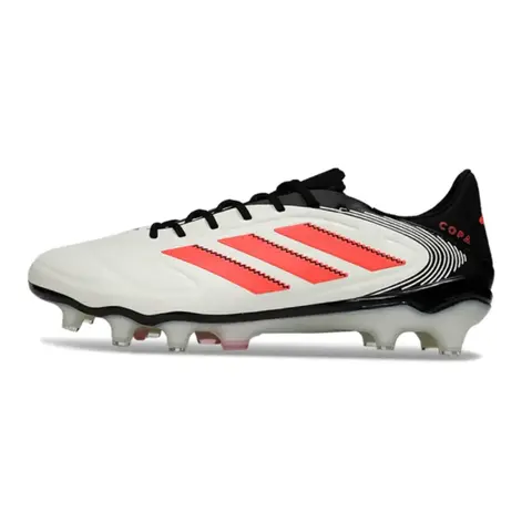Chuteira Adidas Copa Pure 3 Elite Campo - Branco/Vermelho